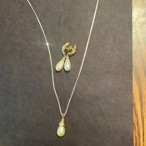 Necklace and earrings set